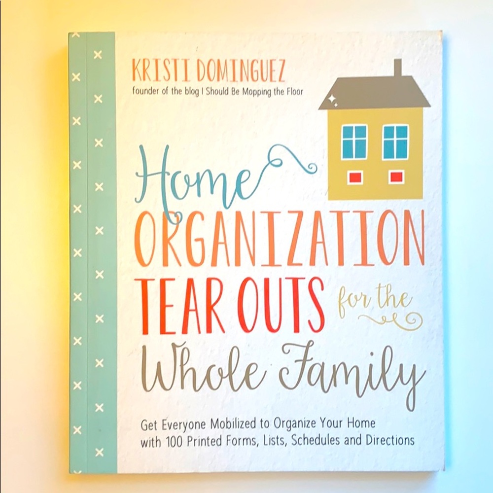 Home Organization Labels & Lists Book